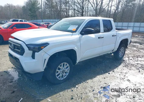 2024 Toyota Tacoma Sr из США, поврежденный, VIN 3TYLD5KN0RT006872